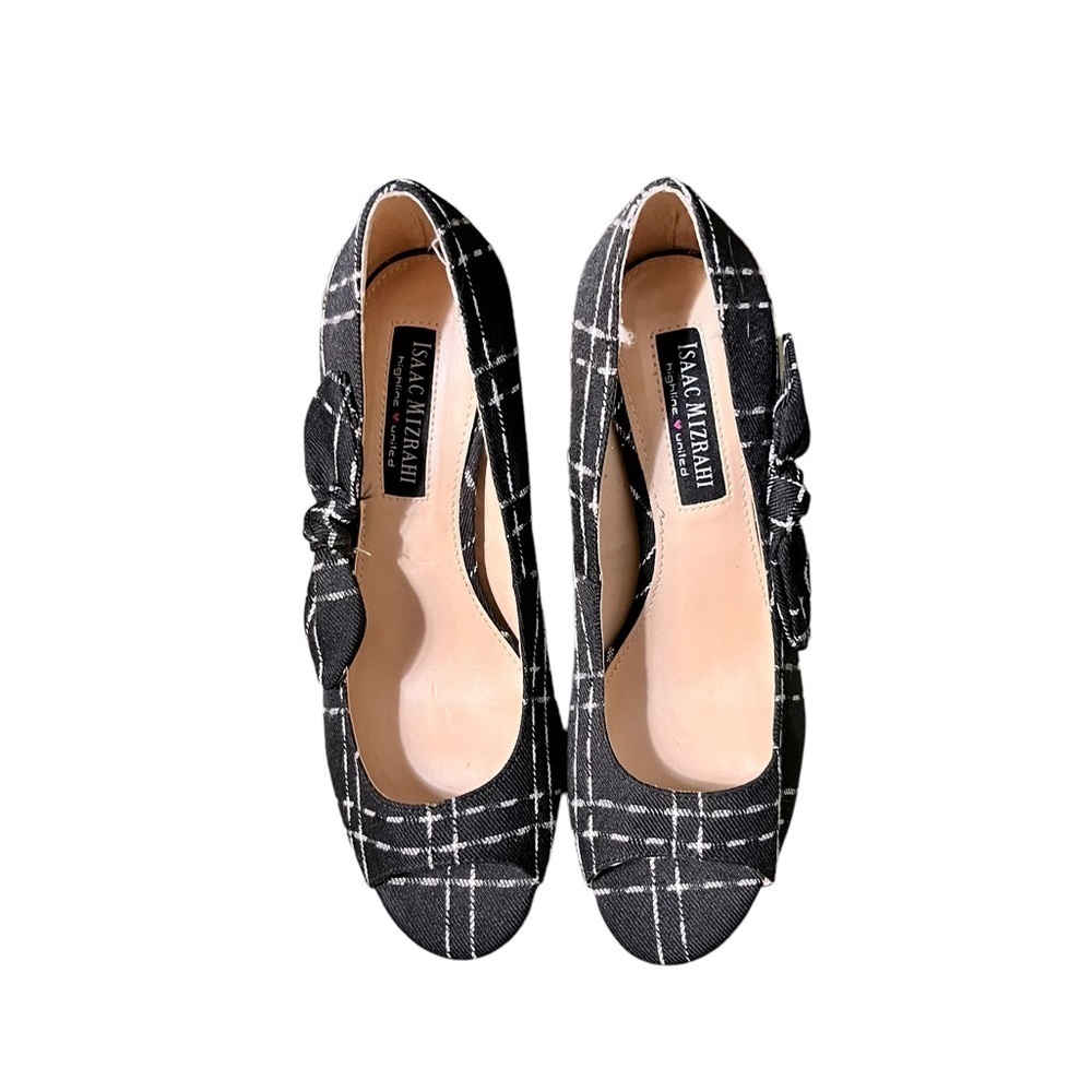 Isaac Mizrahi Serena Heels Size 7M Black/White